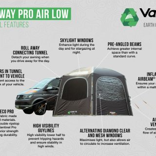 Vango HexAway Pro Air Low  Side Campervan Awning - Image 24