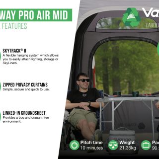 Vango HexAway Pro Air Mid Side Campervan Awning - Image 26