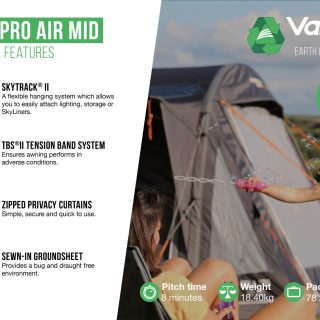 Vango Kela Pro Air Mid Side Campervan Awning - Image 23