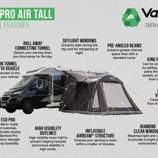Vango Kela Pro Air Tall Side Campervan Awning - Image 9