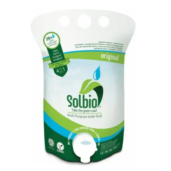 Solbio 0.8L Original Organic Toilet Fluid Pouch (20 Doses)