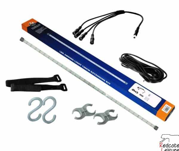12v and 230v LED Awning Light - 120cm Main Kit