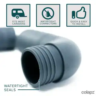 COLAPZ Flexi Waste Pipe Double Adaptor - Image 5