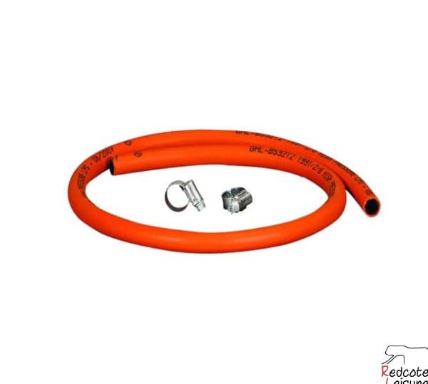 Orange Gas Hose Assembly - 1 Metre