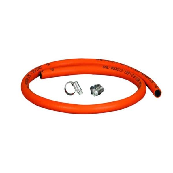 Orange Gas Hose Assembly - 2 Metre