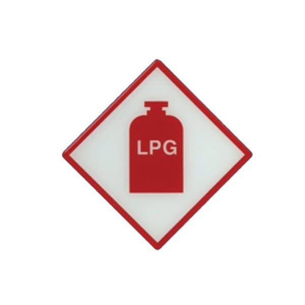 Self Adhesive TUFFLEX LPG Sticker
