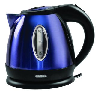 Thirlmere 1.2L Low Wattage Electric Cordless Kettle in Blue - Image 2