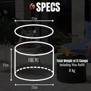 Eco Fuego El Campo Fire Pit - Image 7