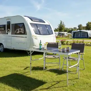 Leisurewize Folding Camping Table with Adjustable Legs - Image 4