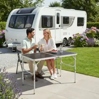 Leisurewize Folding Camping Table with Adjustable Legs - Image 7