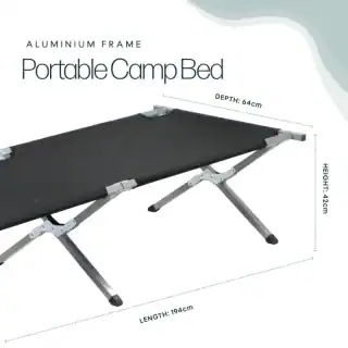 Leisurewize Aluminium Camping Bed - Image 3