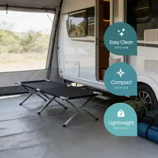 Leisurewize Aluminium Camping Bed - Image 4