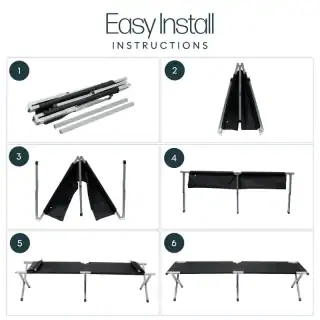 Leisurewize Aluminium Camping Bed - Image 8