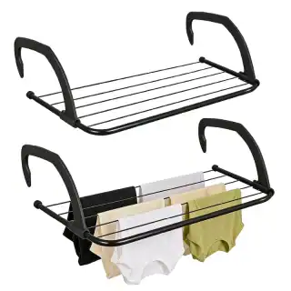 Leisurewize Compact Clothes Airer 2 Pack - Image 2