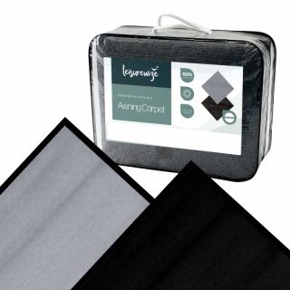 Leisurewize Premium Awning Carpet Reversible Grey/Charcoal - Image 3