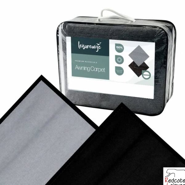 Leisurewize Premium Awning Carpet Reversible Grey/Charcoal