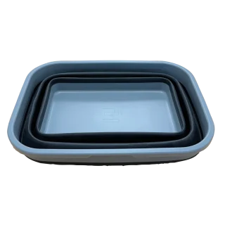 Quest 9L Collapsible Rectangle Washing Up Bowl - Image 3